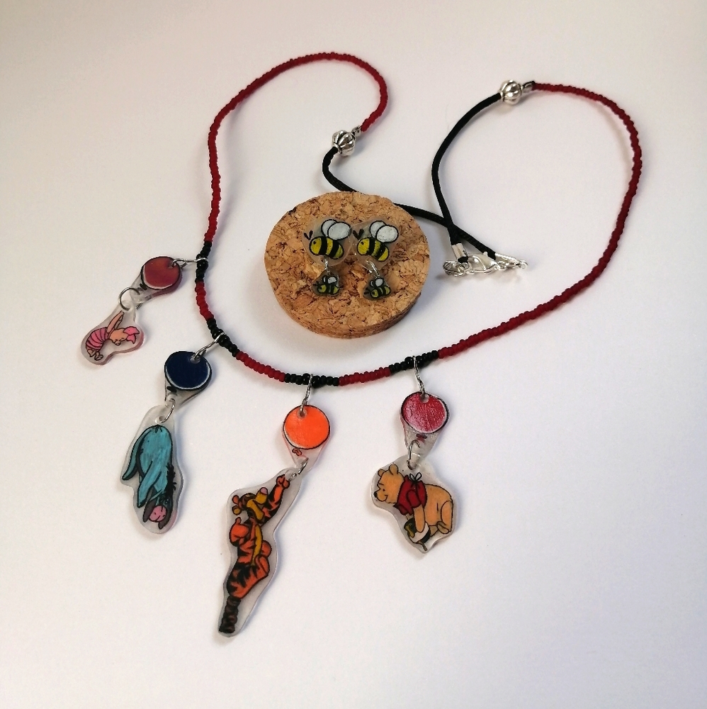 Disney Winnie the Pooh jewelry set